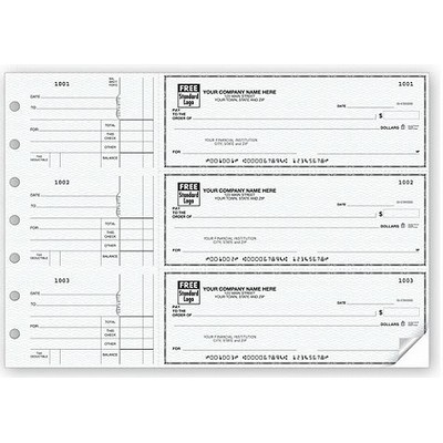 3-On-a-Page General Purpose Check (2 Part)