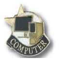 Academic Achievement Pin - "Computer"