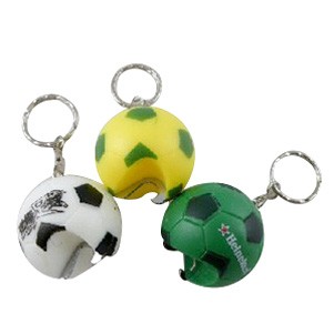 Soccer Bottle Opener Key Ring