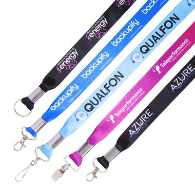 1" Dye Sublimated Lanyard