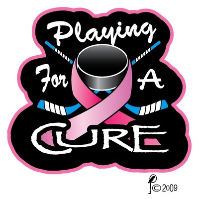 Stock Playing for a Cure w/ Hockey Emblem Patch