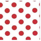 Polka Dot Red Stock Printed Tissue