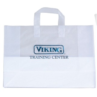 High Density Clear Soft Loop Handle Shopping Bag (8"x4"x10")