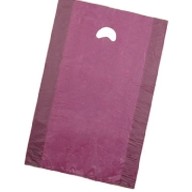 Burgundy Red High Density Encore™ Merchandise Bag w/ Die Cut Handle (16"x4"x24")