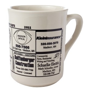 8.5 Oz. Vitrified Toledo Cup (Off White)