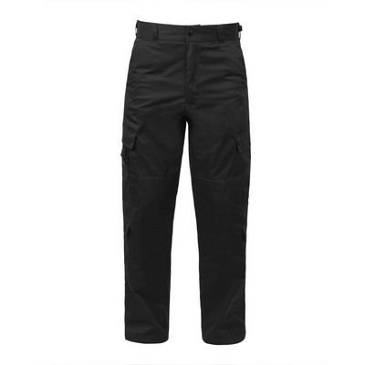 Men's Black Poly/ Cotton Twill EMT Pants (2XL)