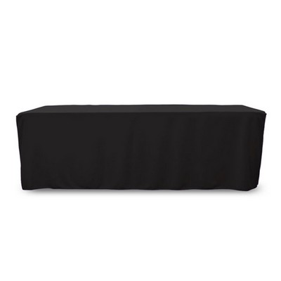 8' Premium PolyKnit™ Fitted Style Blank Table Cover (96"x30"x29")