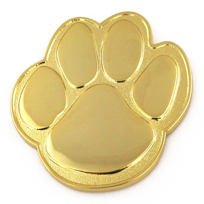 Gold Paw Pin