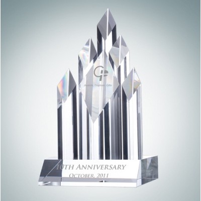 Super Five Star Diamond Optical Crystal Award