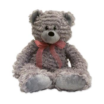 Custom Plush Gray Bear w/ Ribbon