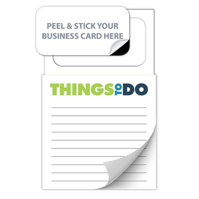 Magnetic Sticky Pad - Stock Things To Do (20 Sheet)