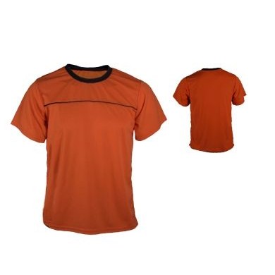 Youth Dazzle Cloth Round Neck Soccer Jersey Shirt w/ Contrasting Piping Front