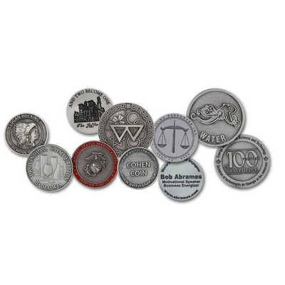 Custom Fine Pewter Coin (1 1/2")