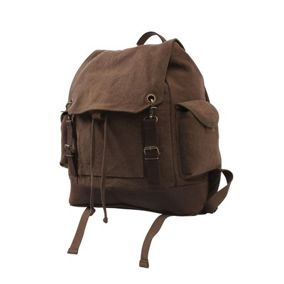 Vintage Brown Expedition Rucksack Bag