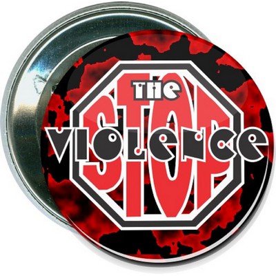 Awareness - Stop the Violence - 2 1/4 Inch Round Button