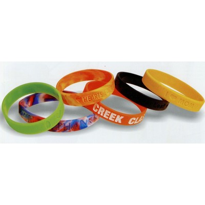 Embossed/Debossed Silicone Bracelet