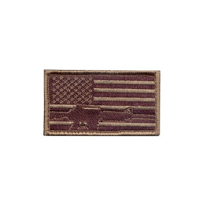 US Flag w/Rifle Patch