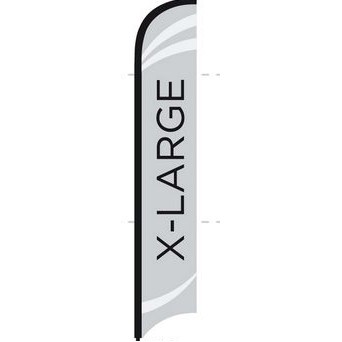 Custom 11.5' Tail Feather Flag Kit (2 Side)