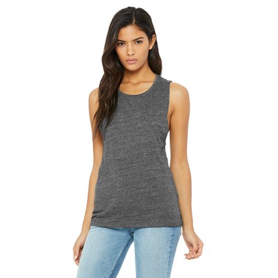 BELLA+CANVAS Ladies' Flowy Scoop Muscle Tank