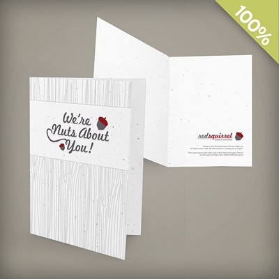 2-Sided Large Seed Paper Greeting Card