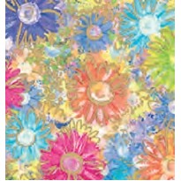 Gilded Daisies Feminine Gift Wrap (833'x30" or 36")