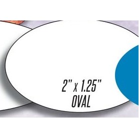 Oval Label (2"x1.25")