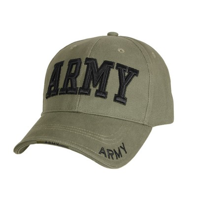 Women's Olive Drab Green Army Deluxe Low Profile Insignia Cap