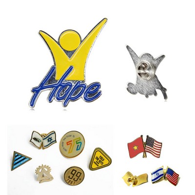 Custom Shape Lapel Pin Badge