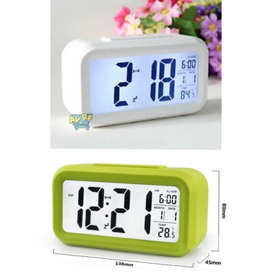 LED Clock Rectangular Alarm Clock