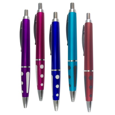 Plastic Vibrant Rio Click Action Ball Point Pen