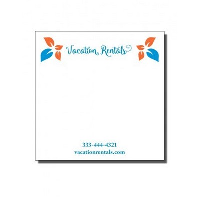 Full-Color Notepads - 25 Sheets (3" x 3")