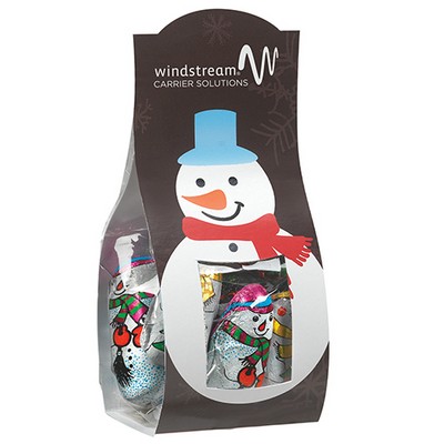 Candy Desk Drop w/ Chocolate Snowman (Small)