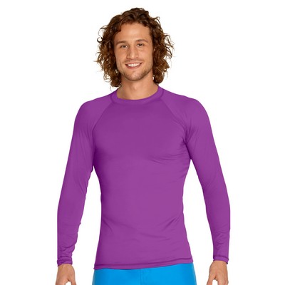 Adult Long Sleeve Rash Guard - Purple