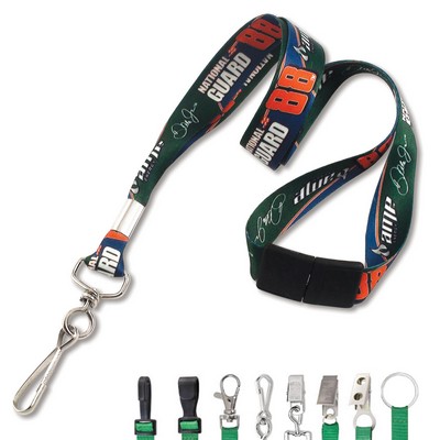 RUSH 3/4" Custom Dye-Sublimated Lanyards