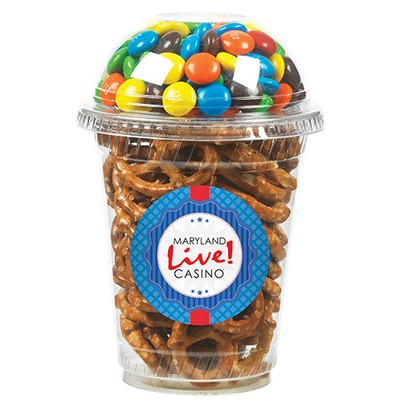 Snack Cup Duo w/ Salted Pretzels & M&M's®