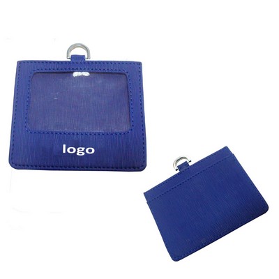 PU Card Holder with Clear Window