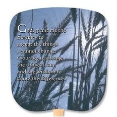 Serenity Prayer Stock Religious & Inspirational Fan