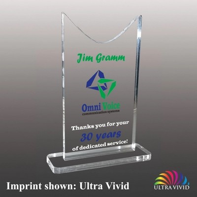 Stock Shaped Arylic Awards - Ultra Vivid Color