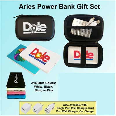 Aries Power Bank in Zipper Wallet- 4000 mAh