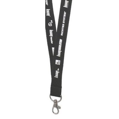 5/8" Wide Metallic Imprinted Lanyard (20mm)