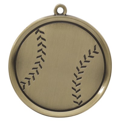 Baseball Mega Medal - 2-1/4"