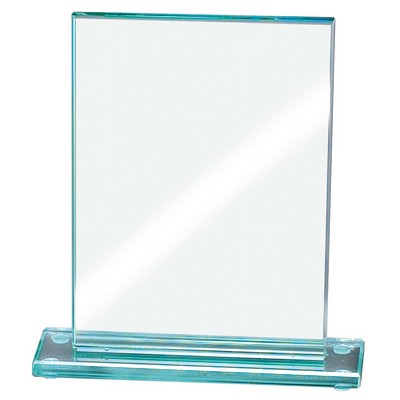 Large Jade Glass Rectangle Award