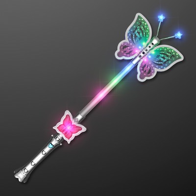 Light Up Pretty Butterfly Wand - BLANK