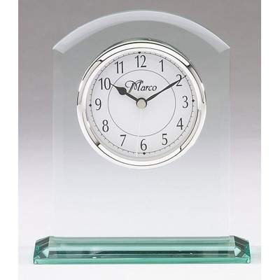 Glass Clock Round