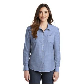 Port Authority® Ladies Slub Chambray Shirt