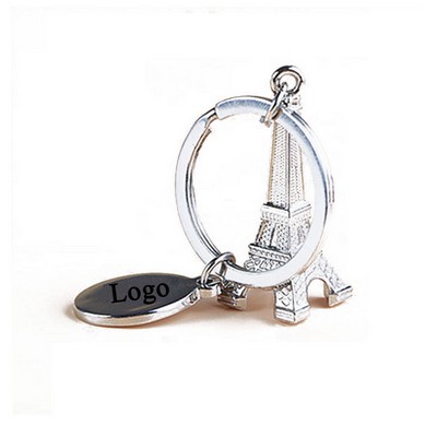 Eiffel Tower Metal Key Chain