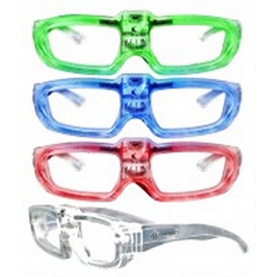 Luminous LED Flashing Light Up Eyeglasses