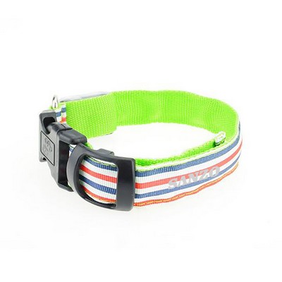 LED Colorful Striped Collar For Pets