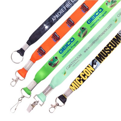 1" Pricebuster Dye Sublimated Lanyard