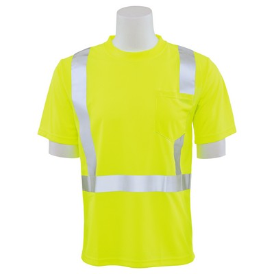 Aware Wear® ANSI Class 2 Birdseye Knit Mesh UPF 50 Hi-Viz T-Shirt